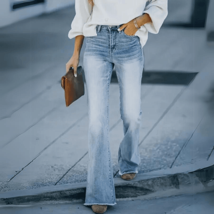 Michelle  | Women’s Spring High-Waist Straight Jeans