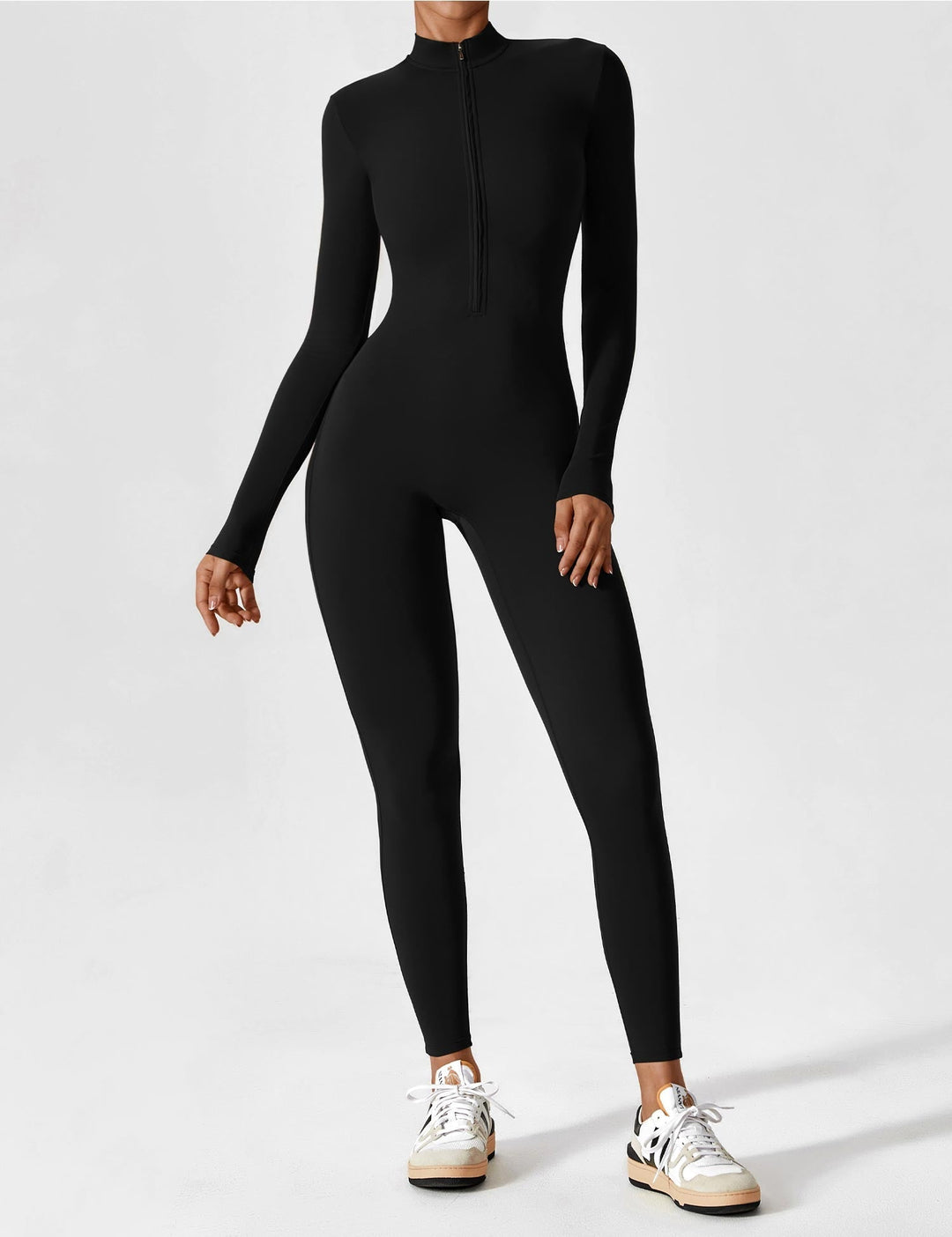 Julia | Women’s Spring Stretch Zip Up Jumpsuit