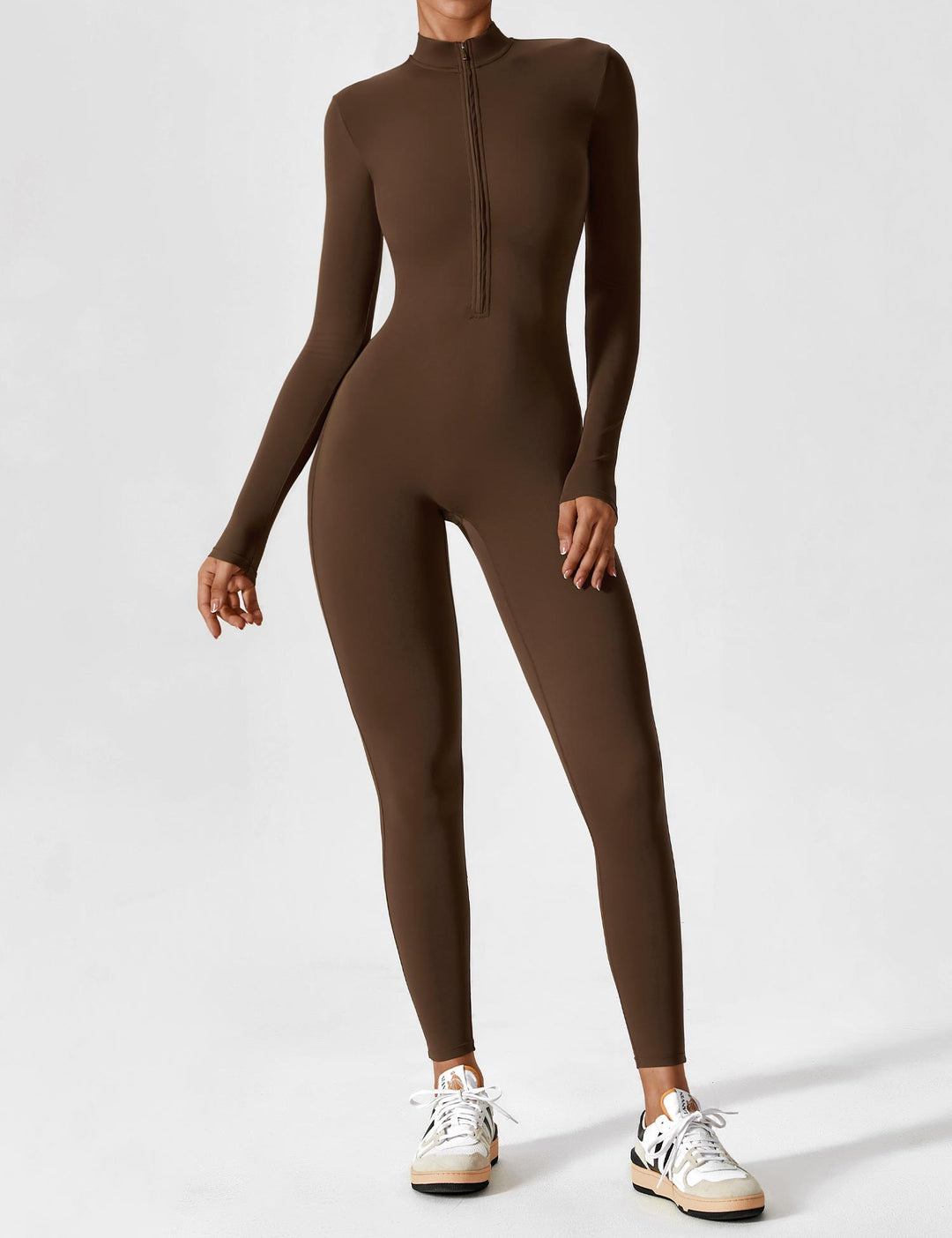 Julia | Women’s Spring Stretch Zip Up Jumpsuit