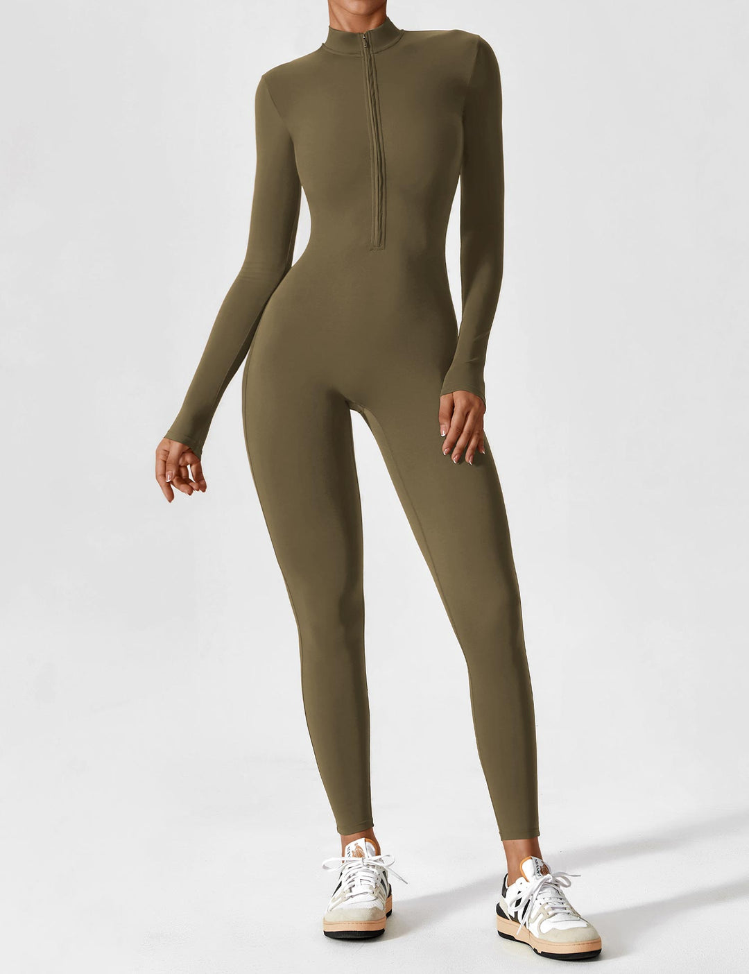 Julia | Women’s Spring Stretch Zip Up Jumpsuit
