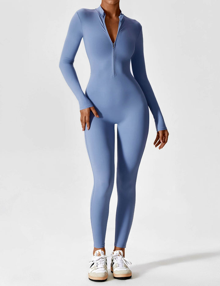 Julia | Women’s Spring Stretch Zip Up Jumpsuit