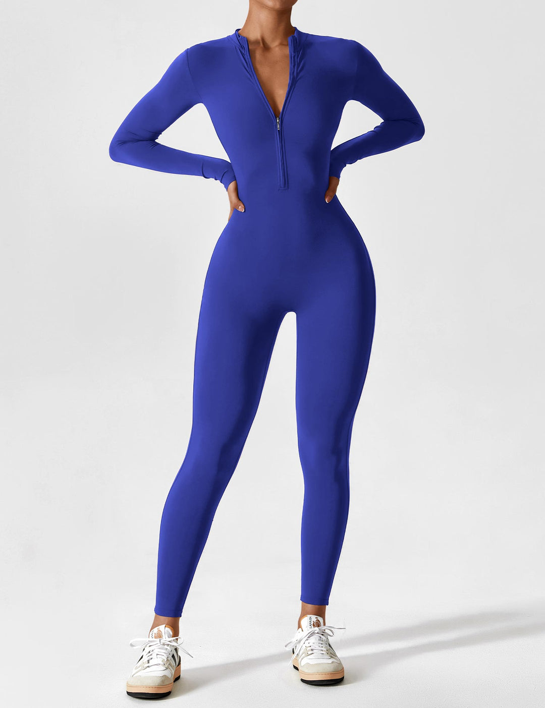 Julia | Women’s Spring Stretch Zip Up Jumpsuit