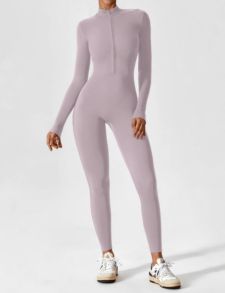 Julia | Women’s Spring Stretch Zip Up Jumpsuit