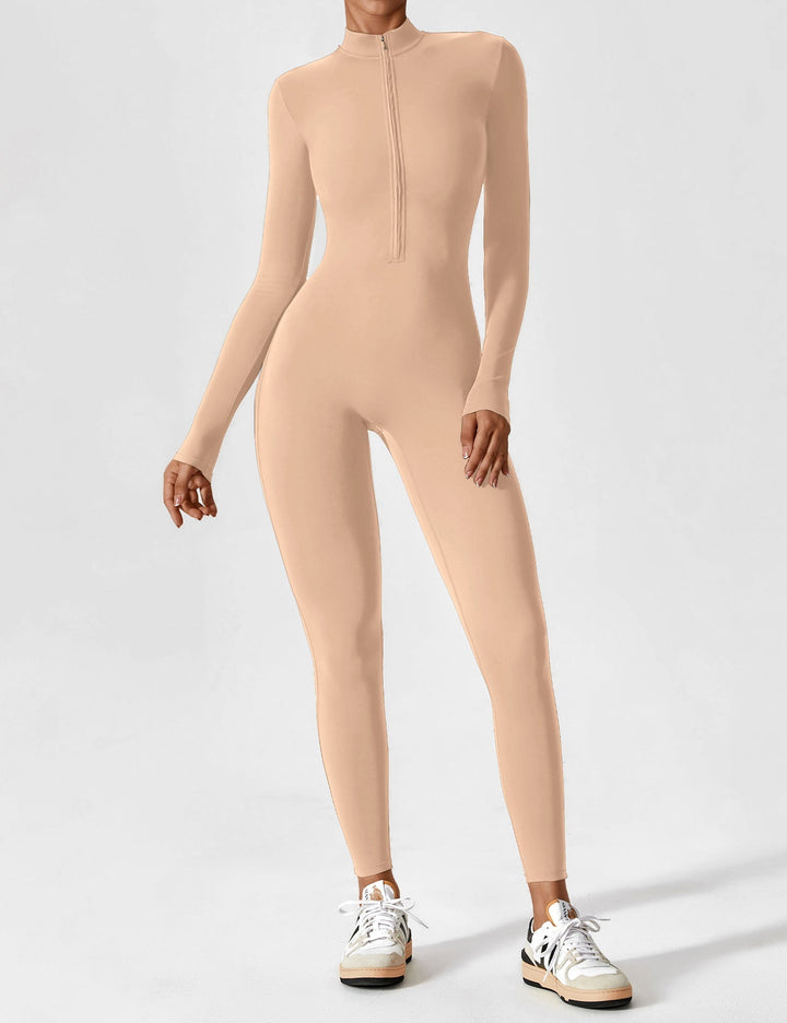 Julia | Women’s Spring Stretch Zip Up Jumpsuit