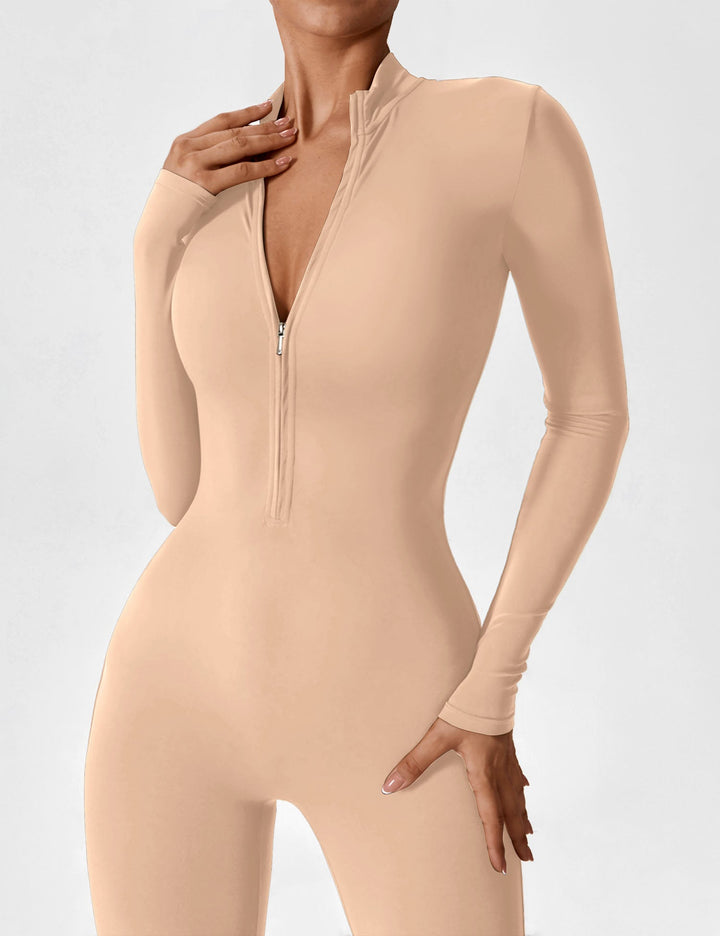 Julia | Women’s Spring Stretch Zip Up Jumpsuit