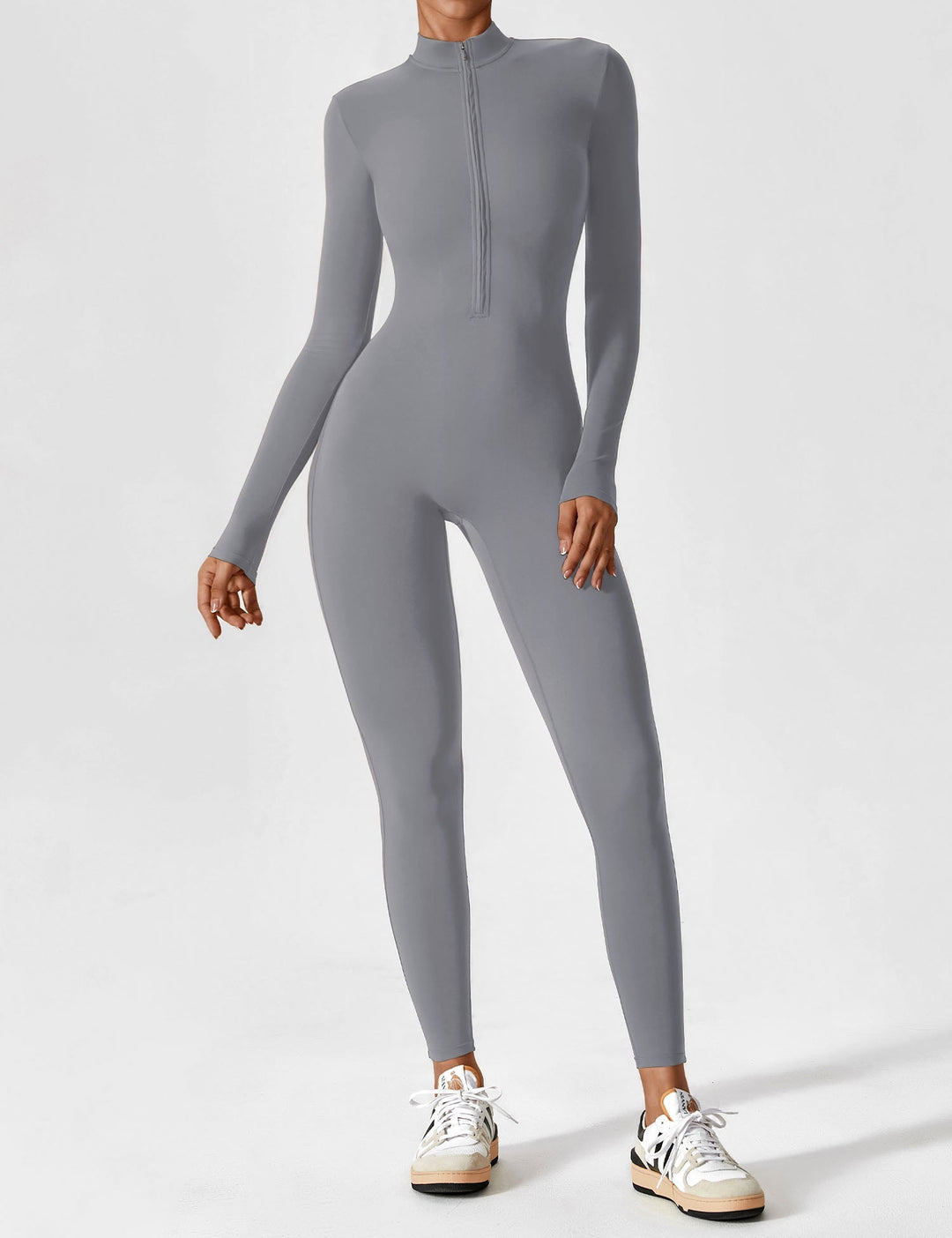 Julia | Women’s Spring Stretch Zip Up Jumpsuit