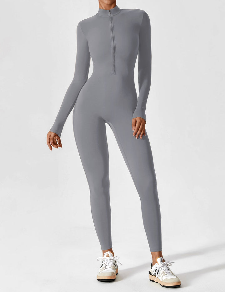 Julia | Women’s Spring Stretch Zip Up Jumpsuit
