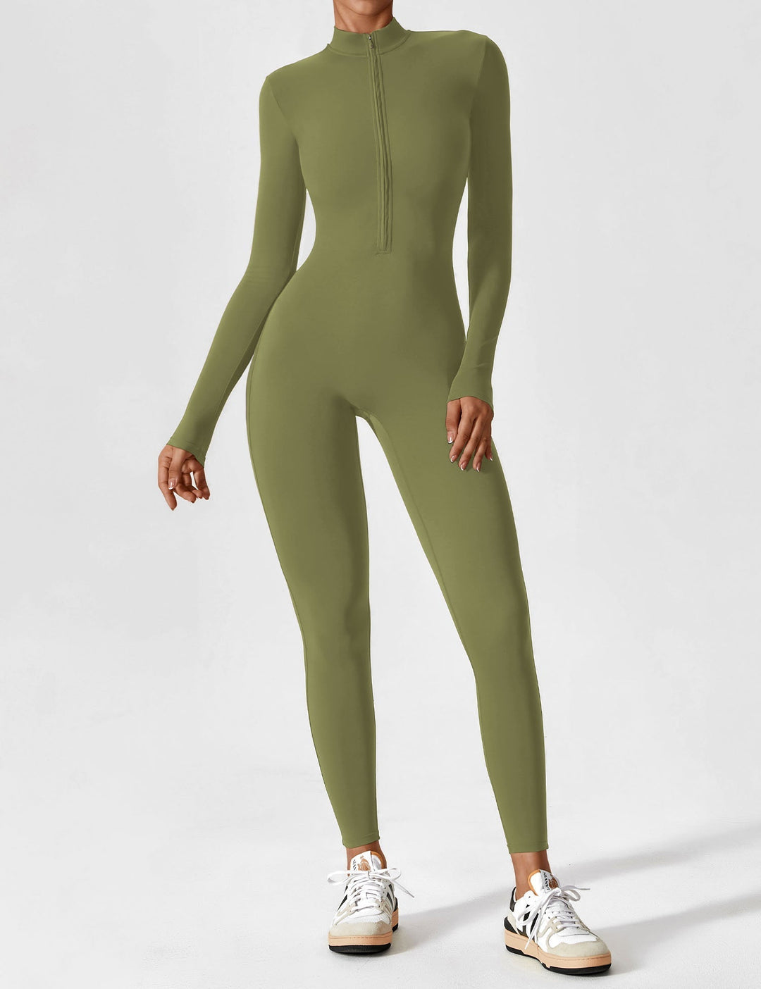 Julia | Women’s Spring Stretch Zip Up Jumpsuit
